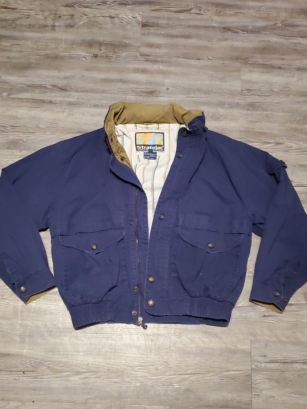 Vintage blue Stratojac jacket Size M